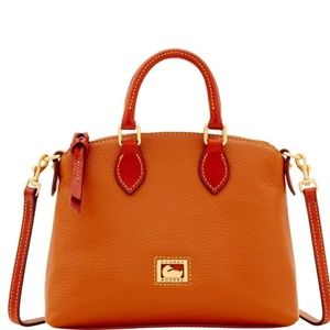 DOONEY & BOURKE CROSSBODY BAG - TAN PEBBLED LEATHE